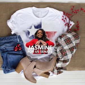 White Graphic Women's Top